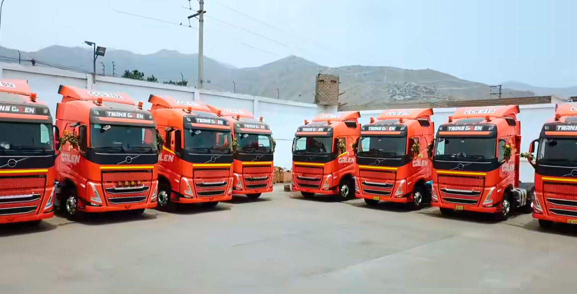 Transportes Galen refuerza su flota con 17 nuevas unidades Volvo para operaciones de carga sobredimensionada y minería